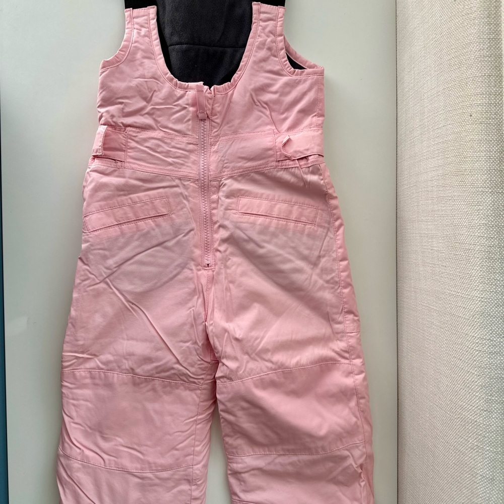 Columbia Toddler Pink Insulated Snow Bib Overalls